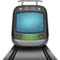 Tram emoji on Apple iOS 11.1