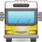 Oncoming Bus emoji on Apple iOS 9.0