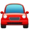 Modkørende bil emoji på iPhone