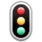 Vertical Traffic Light emoji on iPhone (iOS 5.1)