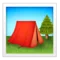 ️ Camping emoji on Apple iOS 9.1