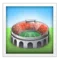 Stadion emoji på iPhone (iOS 9.1)