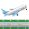 Flygplansavgång emoji på iPhone (iOS 9.1)