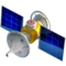Satellit emoji på iPhone (iOS 12.2)