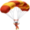 Parachute emoji on iPhone (iOS 16.4)