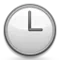 Klockan tre emoji på iPhone (iOS 5.0)