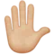 Mà aixecada: To de pell mitjà-clar emoji a Apple iOS 17.4