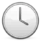 Four O’Clock emoji on iPhone (iOS 5.1)