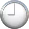 Nine O’Clock emoji on Apple iOS 15.4