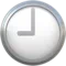 Nine O’Clock emoji on Apple iOS 18.4