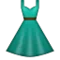 Dress emoji on Apple iOS 4.0