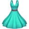 Dress emoji on Apple iOS 18.4