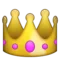 Crown emoji on Apple iOS 10.0