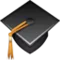 Examenskapsmössa emoji på iPhone (iOS 5.0)