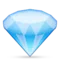 Gem Stone emoji on iPhone (iOS 5.1)