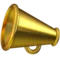 Megaphone emoji on Apple iOS 18.4