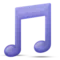 Musical Note emoji on iPhone (iOS 5.1)
