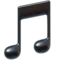 Nota musical emoji a Apple iOS 18.4