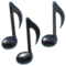 Notes musicals emoji a Apple iOS 17.4