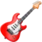Guitar emoji på iPhone
