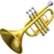 Trumpet emoji på iPhone (iOS 12.2)