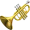Trumpet emoji on Apple iOS 18.4