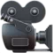 Filmkamera emoji på iPhone (iOS 11.2)