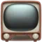 Television emoji on Apple iOS 17.4