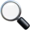 Magnifying Glass Tilted Left emoji on iPhone (iOS 12.1)