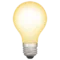 Light Bulb emoji on iPhone (iOS 16.4)