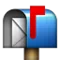 Closed Mailbox with Raised Flag emoji on Apple iOS 4.0