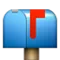 Closed Mailbox with Raised Flag emoji on Apple iOS 5.0
