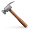 Σφυρί emoji στο iPhone (iOS 6.0)