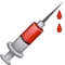 Syringe emoji on iPhone (iOS 5.1)