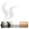 Cigarette emoji on Apple iOS 14.2