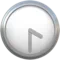 Halv fem emoji på iPhone