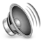Speaker Medium Volume emoji on iPhone (iOS 5.1)