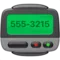 Pager emoji στο iPhone (iOS 11.1)