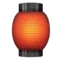 Red Paper Lantern emoji on Apple iOS 10.0