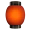 Red Paper Lantern emoji on Apple iOS 15.4