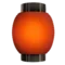 Red Paper Lantern emoji on Apple iOS 17.4
