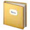 Notebook with Decorative Cover emoji on Apple iOS 17.4