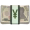 Yen Banknote emoji on iPhone (iOS 16.4)