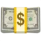 Dollar Banknote emoji on Apple iOS 17.4