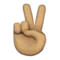 Mà de la Victòria: To de Pell Mitjà emoji a Apple iOS 8.3