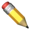 Penna emoji på iPhone (iOS 9.1)