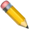 ️ Pencil emoji on Apple iOS 17.4