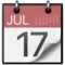 Afrivningskalender emoji på iPhone