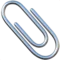 Papirclips emoji på iPhone
