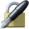 Locked with Pen emoji on iPhone (iOS 12.1)